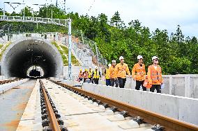 CHINA-ZHEJIANG-TYPHOON-RAILWAY INSPECTION (CN)