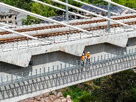 CHINA-ZHEJIANG-TYPHOON-RAILWAY INSPECTION (CN)