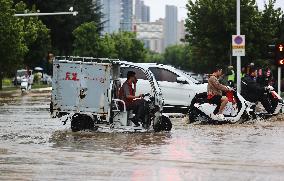 Rainstorm Hit Sanmenxia