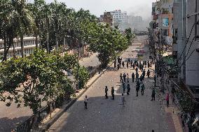 Clash Between Police And Students Demanding Reforms In Quota System