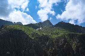 High Mountain Pass In The Himalayas