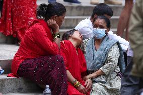 Nepal Plane Crash Victims Family Await For The Bodies