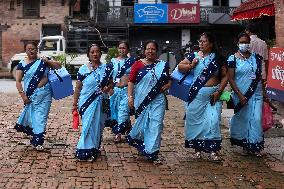 Polio Vaccination Campaign In Patan, Lalitpur.