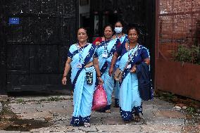 Polio Vaccination Campaign In Patan, Lalitpur.