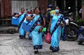 Polio Vaccination Campaign In Patan, Lalitpur.