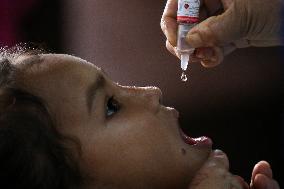 Polio Vaccination Campaign In Patan, Lalitpur.