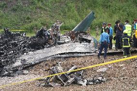 Plane Crashes In Nepal.