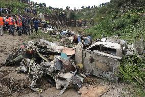 Plane Crashes In Nepal.