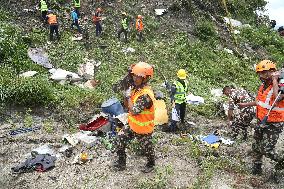 Plane Crashes In Nepal.