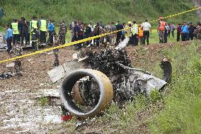 Plane Crashes In Nepal.