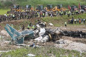 Plane Crashes In Nepal.