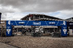 Preparations For The Parc Des Nations At Parc De La Villette, In Paris