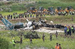 Plane Crashes In Nepal.