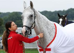 (PARIS2024)FRANCE-PARIS-EQUESTRIAN-TRAINING