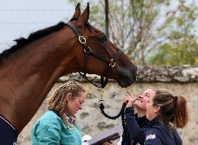 (PARIS2024)FRANCE-PARIS-EQUESTRIAN-TRAINING