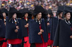 (SichuanMosaics)CHINA-SICHUAN-BUTUO-YI ETHNIC GROUP-TORCH FESTIVAL-COSTUMES (CN)