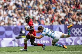 Paris 2024 - Rugby Sevens - Argentina v Kenya