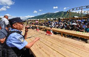 CHINA-XINJIANG-ALTAY-KANAS SCENIC AREA-POLICE STATION (CN)