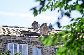 Rebuilding Zaporizhzhia apartment block hit by Russian missile