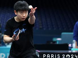 (PARIS2024)FRANCE-PARIS-TABLE TENNIS-TRAINING