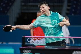 (PARIS2024)FRANCE-PARIS-TABLE TENNIS-TRAINING