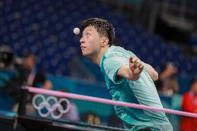 (PARIS2024)FRANCE-PARIS-TABLE TENNIS-TRAINING