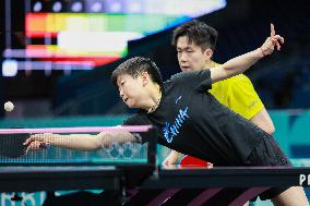 (PARIS2024)FRANCE-PARIS-TABLE TENNIS-TRAINING