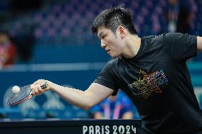 (PARIS2024)FRANCE-PARIS-TABLE TENNIS-TRAINING