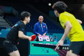 (PARIS2024)FRANCE-PARIS-TABLE TENNIS-TRAINING