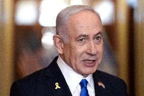Benjamin Netanyahu on Captiol Hill - Washington