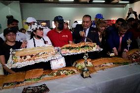 Making A 7-metre Long Torta In Mexico City