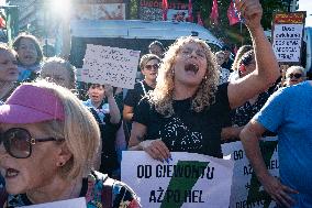 Pro-abortion Rally In Warsaw