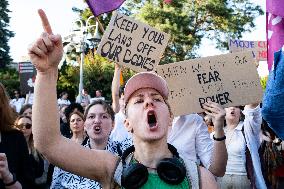 Pro-abortion Rally In Warsaw