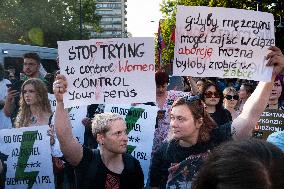 Pro-abortion Rally In Warsaw