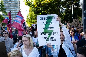 Pro-abortion Rally In Warsaw