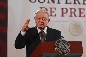 Mexican President Lopez Obrador Briefing