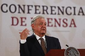 Mexican President Lopez Obrador Briefing