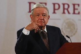 Mexican President Lopez Obrador Briefing