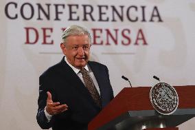 Mexican President Lopez Obrador Briefing