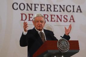 Mexican President Lopez Obrador Briefing