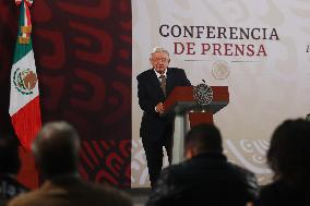 Mexican President Lopez Obrador Briefing