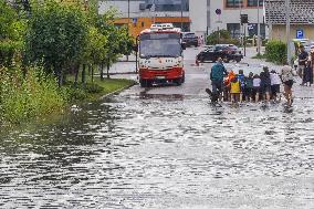 Flooding In Gdansk, Poland