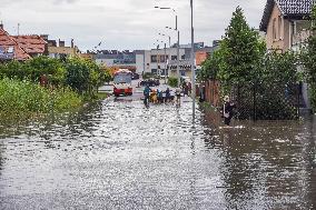 Flooding In Gdansk, Poland