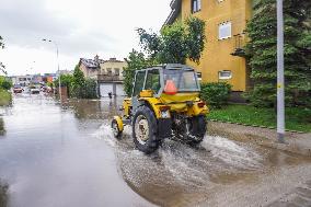 Flooding In Gdansk, Poland