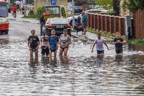 Flooding In Gdansk, Poland