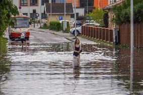 Flooding In Gdansk, Poland