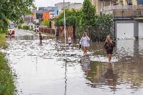 Flooding In Gdansk, Poland