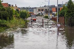 Flooding In Gdansk, Poland