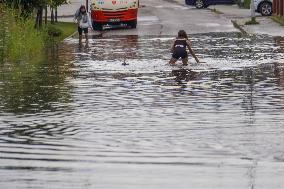 Flooding In Gdansk, Poland