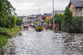 Flooding In Gdansk, Poland